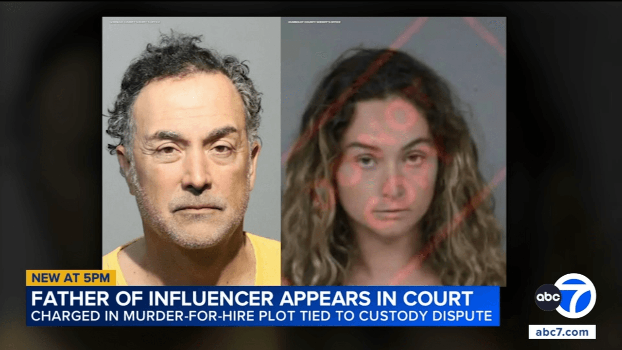 TikTok star's father appears in LA court over alleged murder-for-hire plot targeting singer