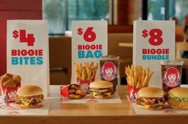 Wendy's expands its Biggie Deals menu with $4, $6 and $8 options